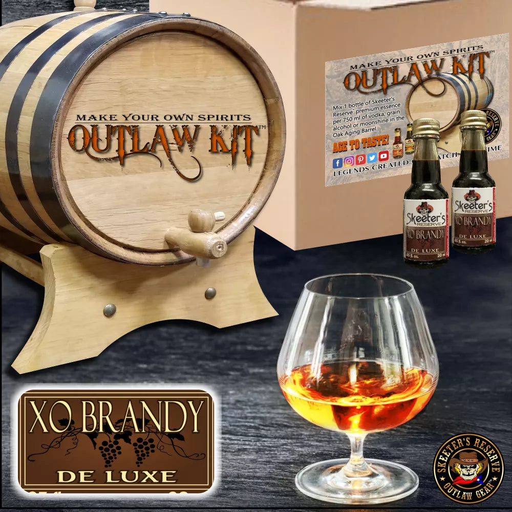 The Outlaw Kit™ -  Barrel Aged Cognac Making Kit - Create Your Own XO Brandy